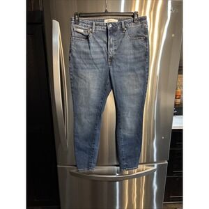 Calvin Klein Jeans Womens High Rise Skinny Size 32 Blue Malibu